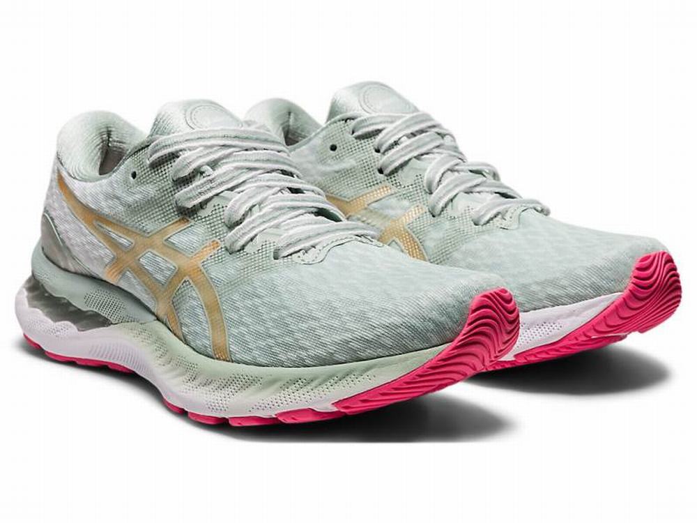 Asics GEL-NIMBUS 23 Futócipő Női Világos Zöld | 065174-KAU