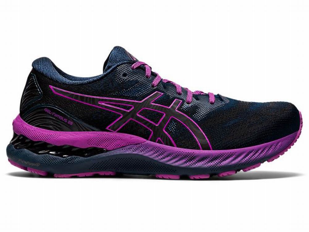 Asics GEL-NIMBUS 23 LITE-SHOW Futócipő Női Kék | 093675-DQX