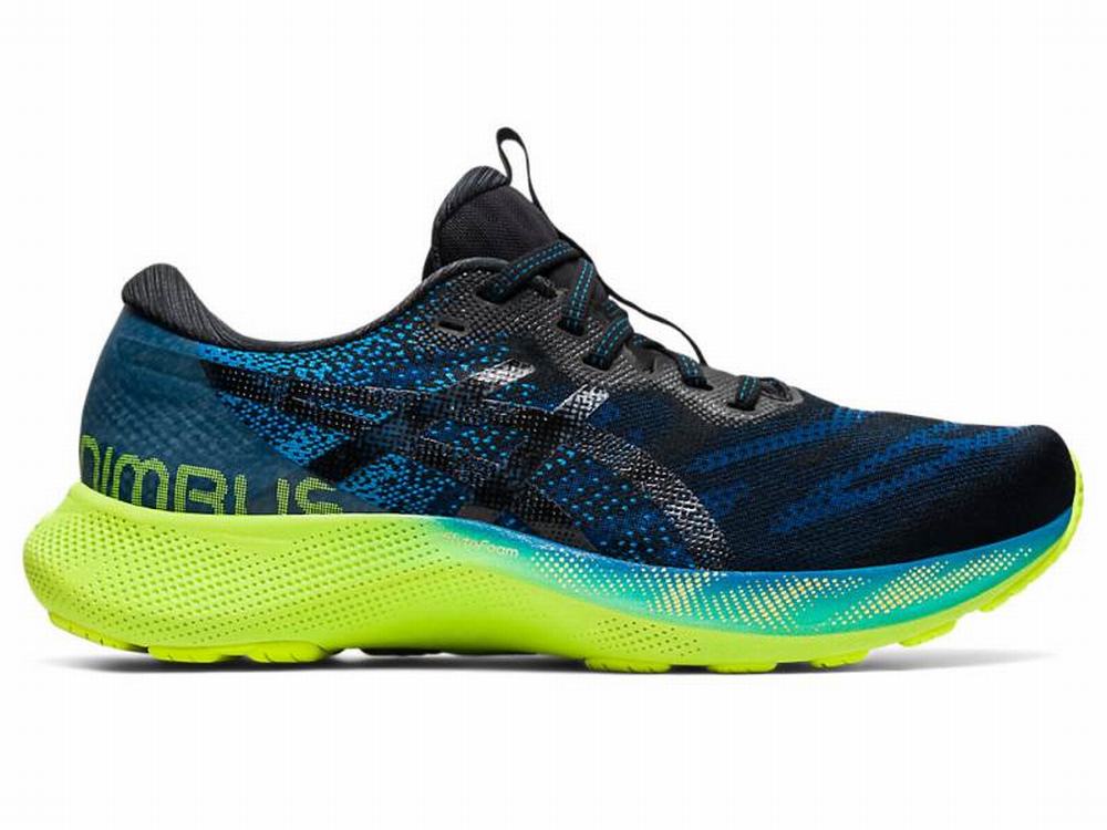 Asics GEL-NIMBUS LITE 2 Futócipő Férfi Fekete Kék | 124869-IRU