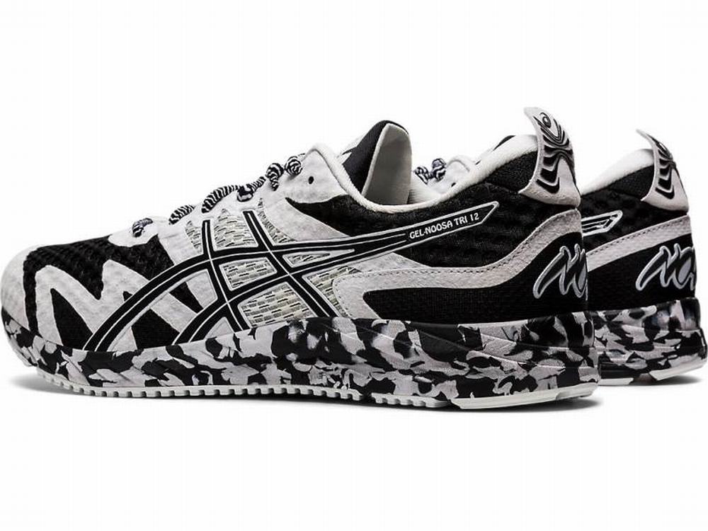 Asics GEL-NOOSA TRI 12 Futócipő Férfi Fekete Fehér | 637521-MKO