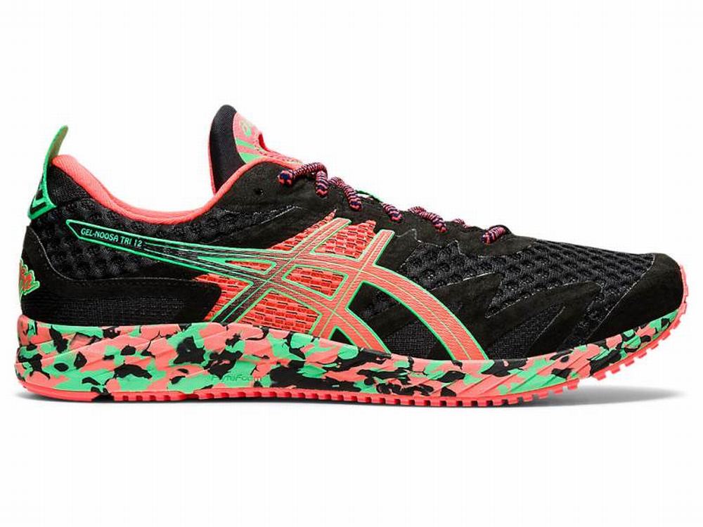 Asics GEL-NOOSA TRI 12 Futócipő Férfi Fekete Korall | 957046-QEK