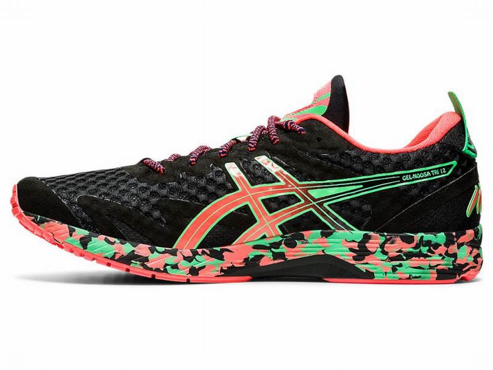 Asics GEL-NOOSA TRI 12 Futócipő Férfi Fekete Korall | 957046-QEK