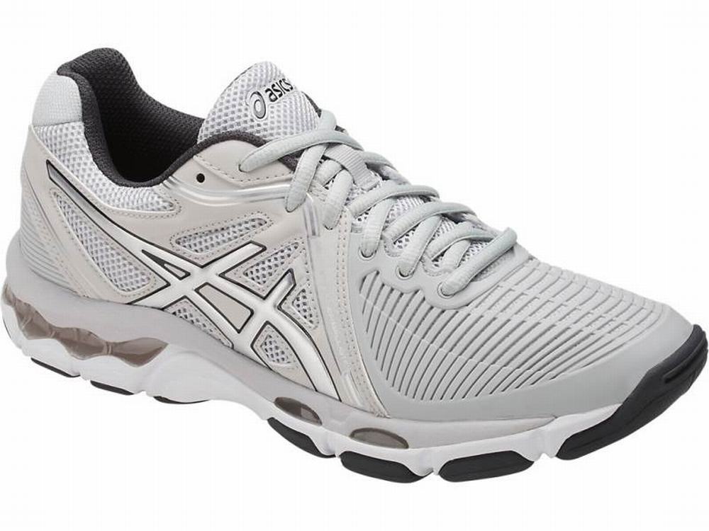 Asics GEL-Netburner Ballistic Röplabda Cipő Női Titán Sötétszürke | 092468-BJS