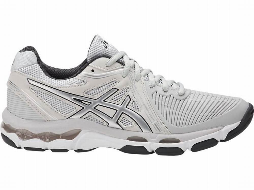 Asics GEL-Netburner Ballistic Röplabda Cipő Női Titán Sötétszürke | 092468-BJS