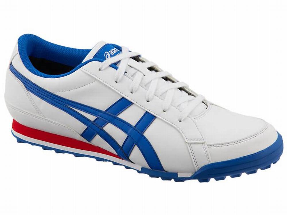 Asics GEL-PRESHOT CLASSIC 3 Golf Cipő Férfi Királykék Fehér | 947628-ZEL