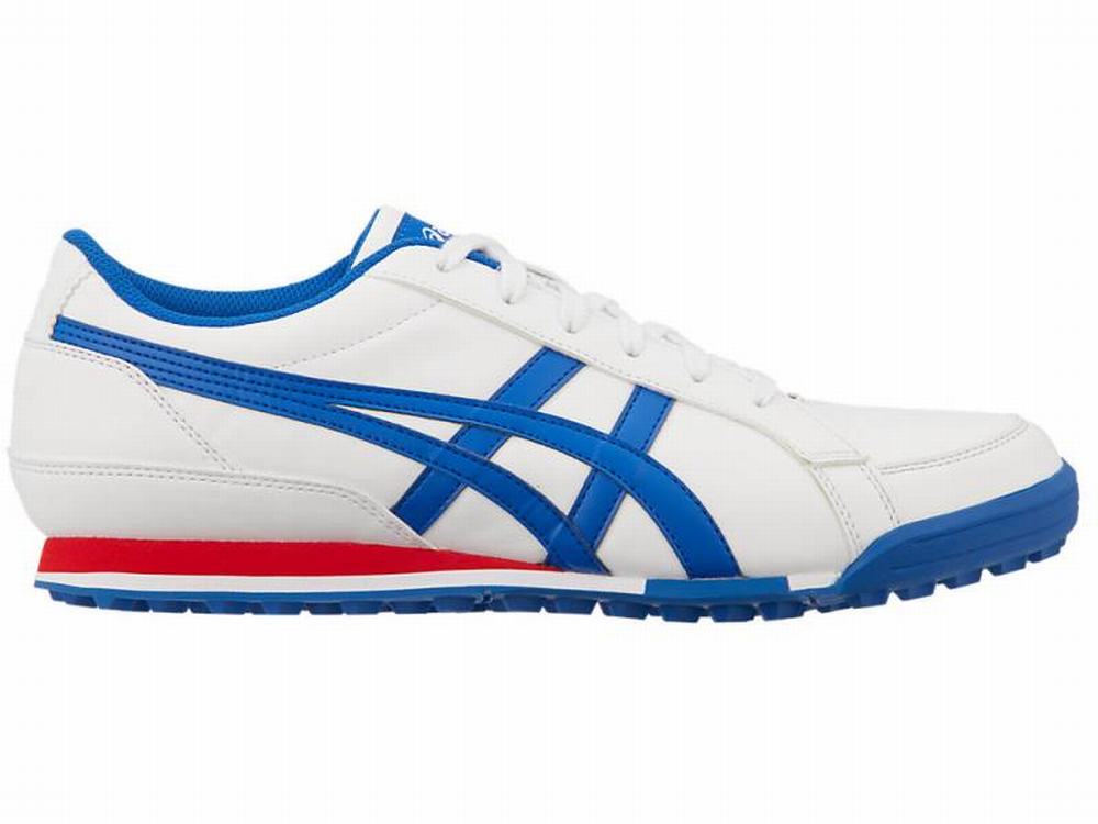 Asics GEL-PRESHOT CLASSIC 3 Golf Cipő Férfi Királykék Fehér | 947628-ZEL