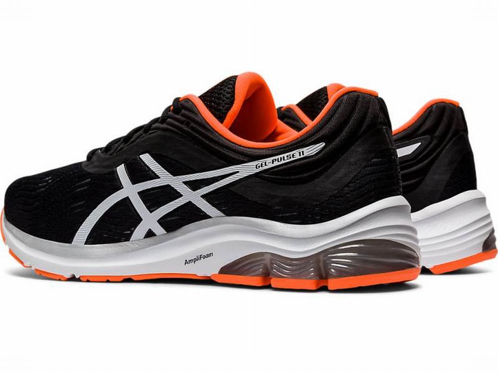 Asics GEL-PULSE 11 Futócipő Férfi Fekete Fehér | 295107-GKV