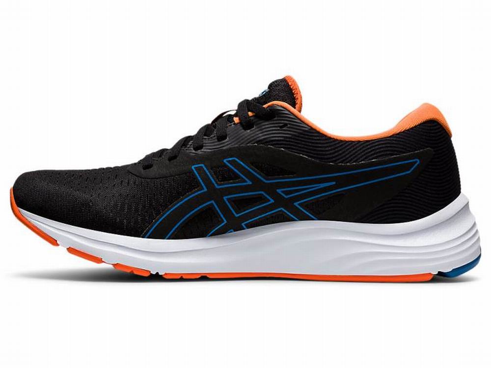 Asics GEL-PULSE 12 Futócipő Férfi Fekete Kék | 257391-GIM