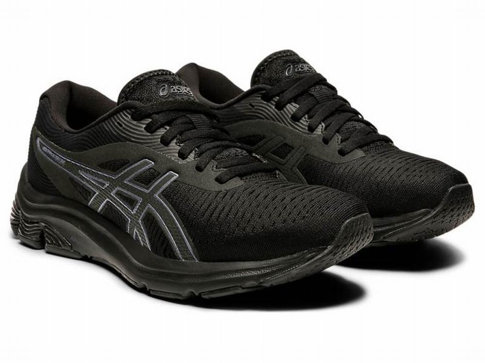 Asics GEL-PULSE 12 Futócipő Női Fekete | 847219-IBY