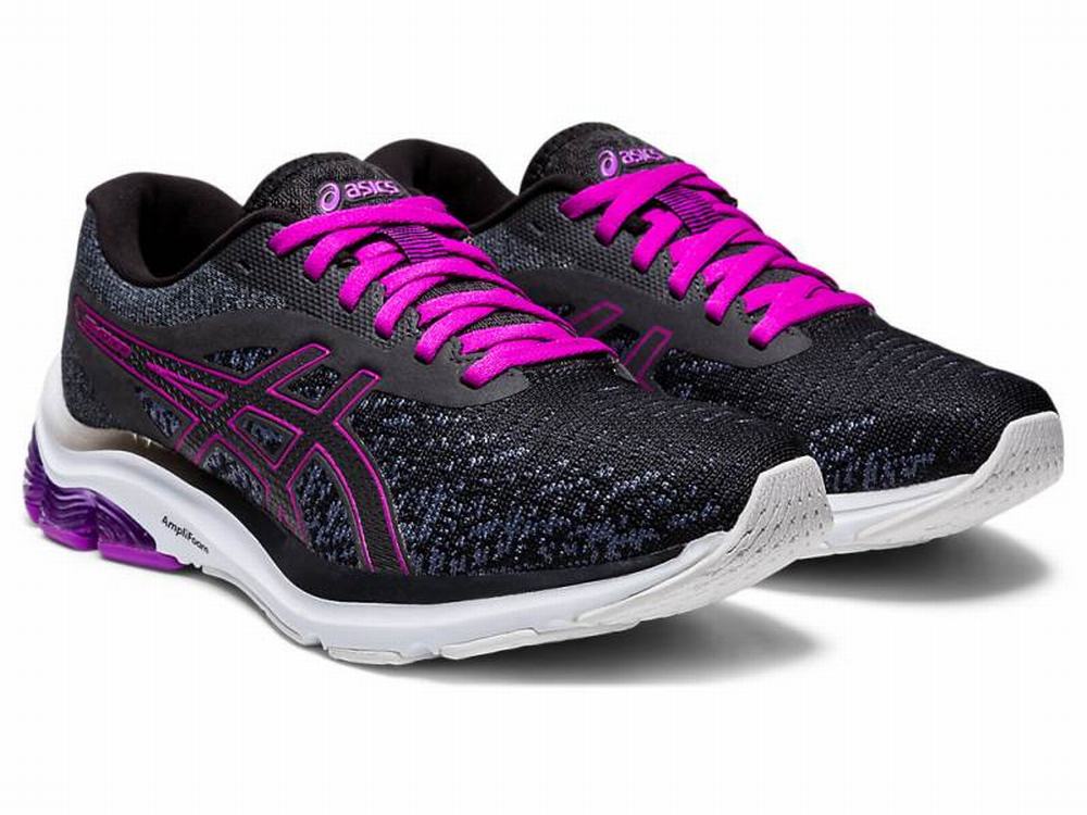 Asics GEL-PULSE 12 Knit Futócipő Női Mélyszürke | 653902-XSF