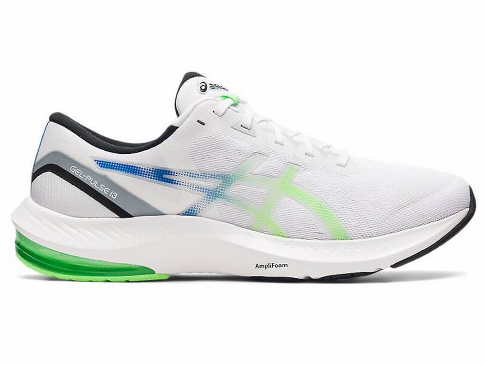 Asics GEL-PULSE 13 Futócipő Férfi Fehér Világos Zöld | 762410-IQM