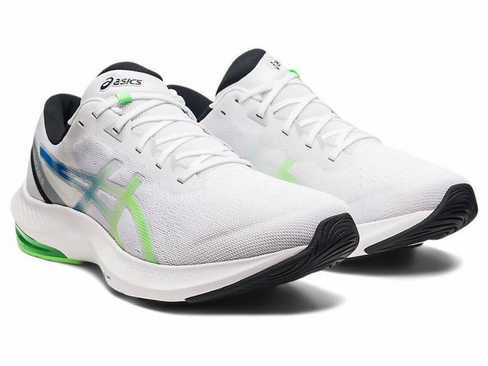 Asics GEL-PULSE 13 Futócipő Férfi Fehér Világos Zöld | 762410-IQM