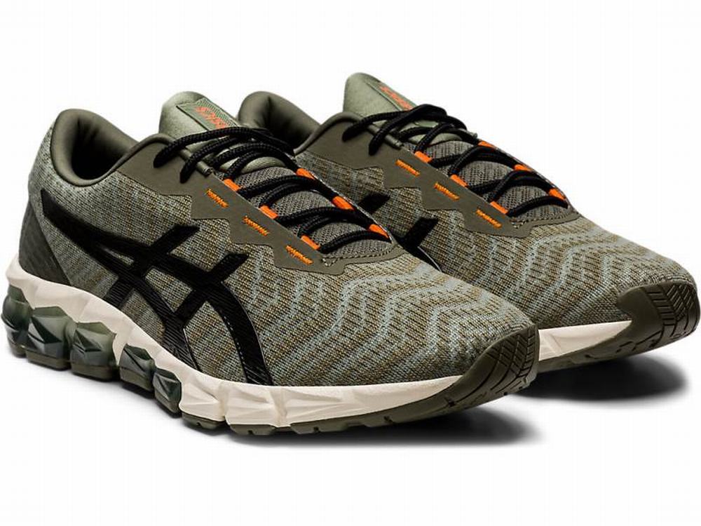 Asics GEL-QUANTUM 180 5 Utcai Cipő Férfi Fekete Zöld | 079168-DTA