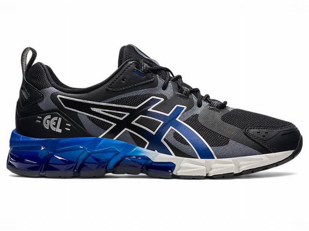 Asics GEL-QUANTUM 180 Utcai Cipő Férfi Fekete Kék | 648792-KUM