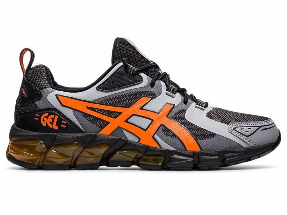 Asics GEL-QUANTUM 180 Utcai Cipő Férfi Mélyszürke Narancssárga | 215893-TFA