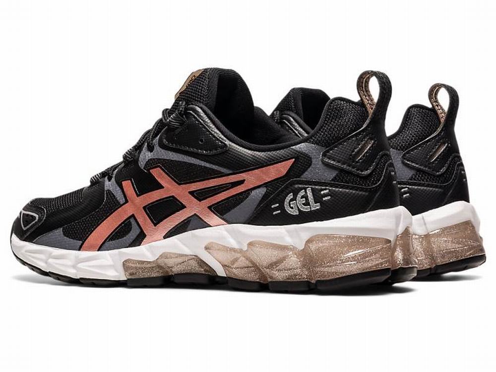 Asics GEL-QUANTUM 180 Utcai Cipő Női Fekete Rózsaszín Arany | 635817-TNQ