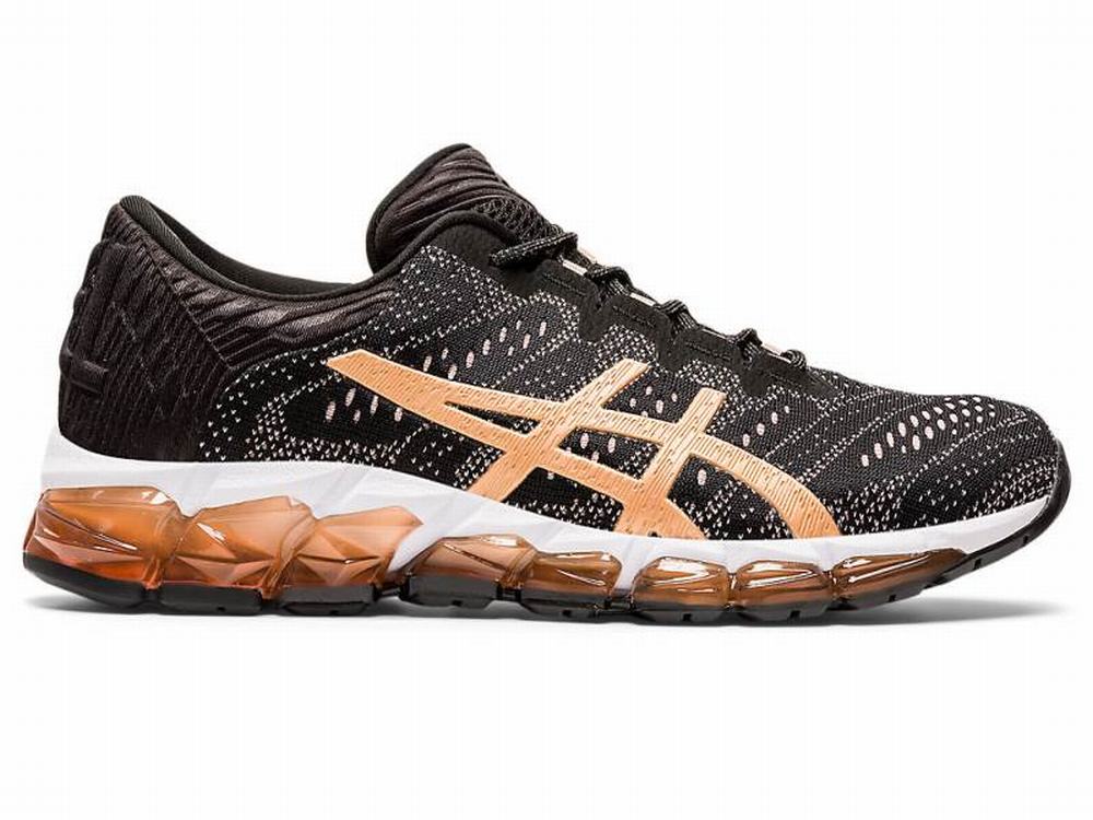 Asics GEL-QUANTUM 360 5 JCQ Utcai Cipő Női Fekete Rózsaszín Arany | 509347-ZMK