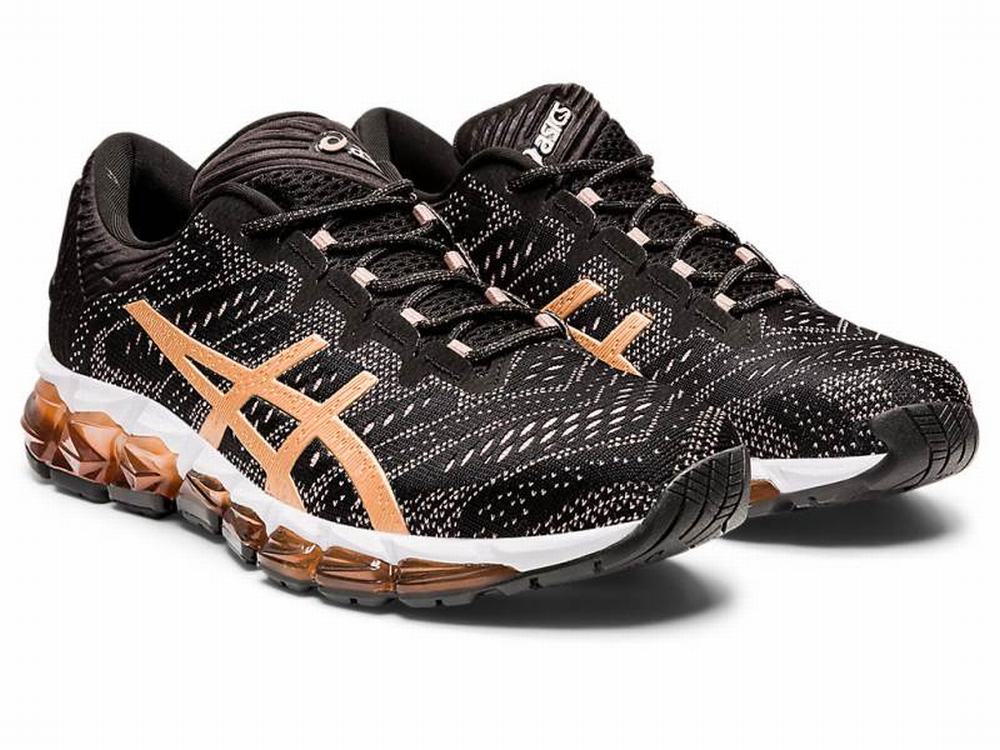 Asics GEL-QUANTUM 360 5 JCQ Utcai Cipő Női Fekete Rózsaszín Arany | 509347-ZMK