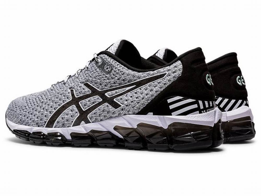 Asics GEL-QUANTUM 360 5 KNIT Utcai Cipő Női Fekete Fehér | 981732-XBJ