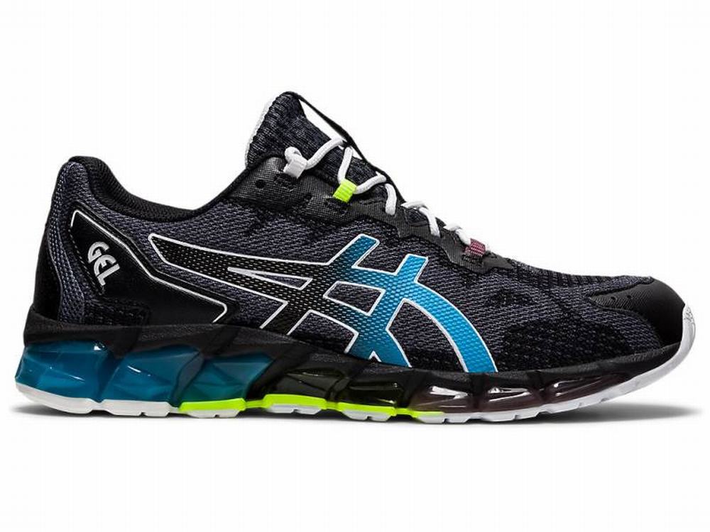 Asics GEL-QUANTUM 360 6 Utcai Cipő Férfi Fekete Kék | 145062-KTB