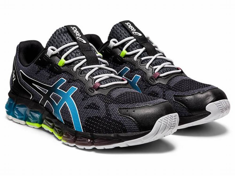 Asics GEL-QUANTUM 360 6 Utcai Cipő Férfi Fekete Kék | 145062-KTB