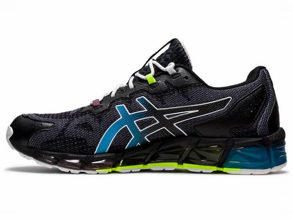 Asics GEL-QUANTUM 360 6 Utcai Cipő Férfi Fekete Kék | 145062-KTB