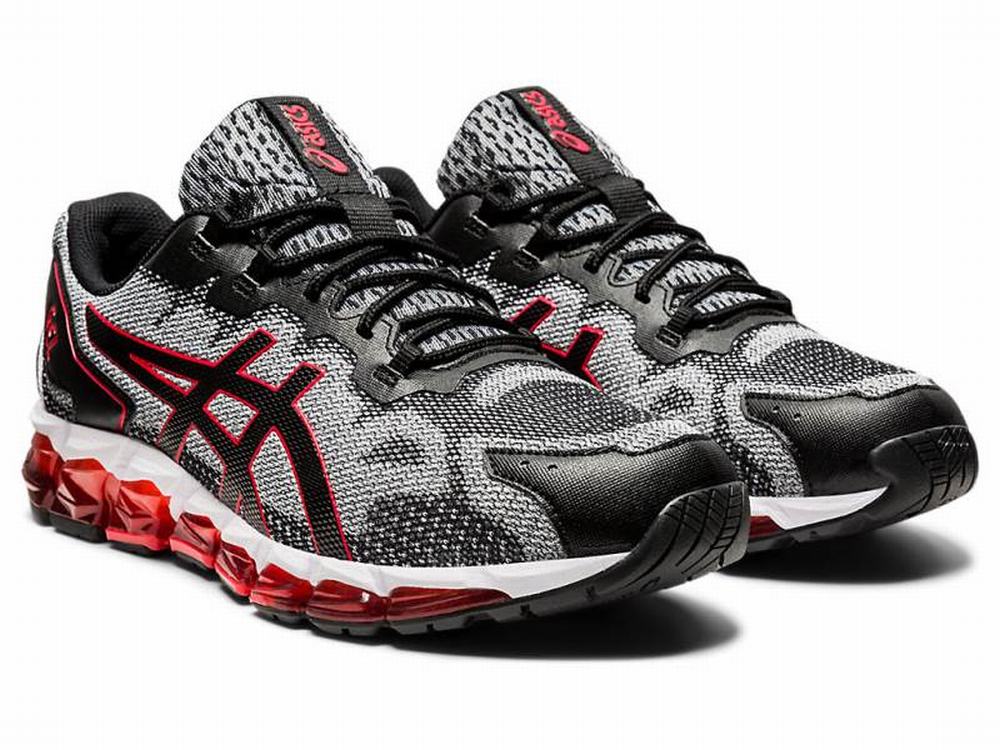 Asics GEL-QUANTUM 360 6 Utcai Cipő Férfi Fekete Piros | 801597-EOJ