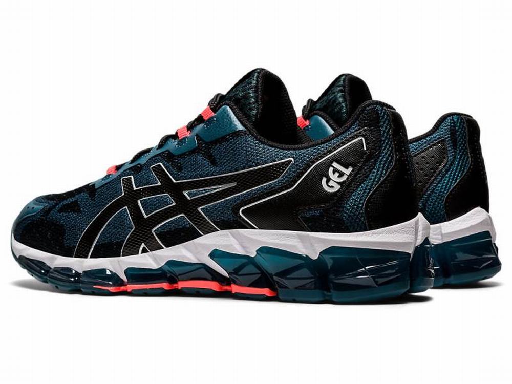 Asics GEL-QUANTUM 360 6 Utcai Cipő Férfi Fekete Kék | 931684-PMV