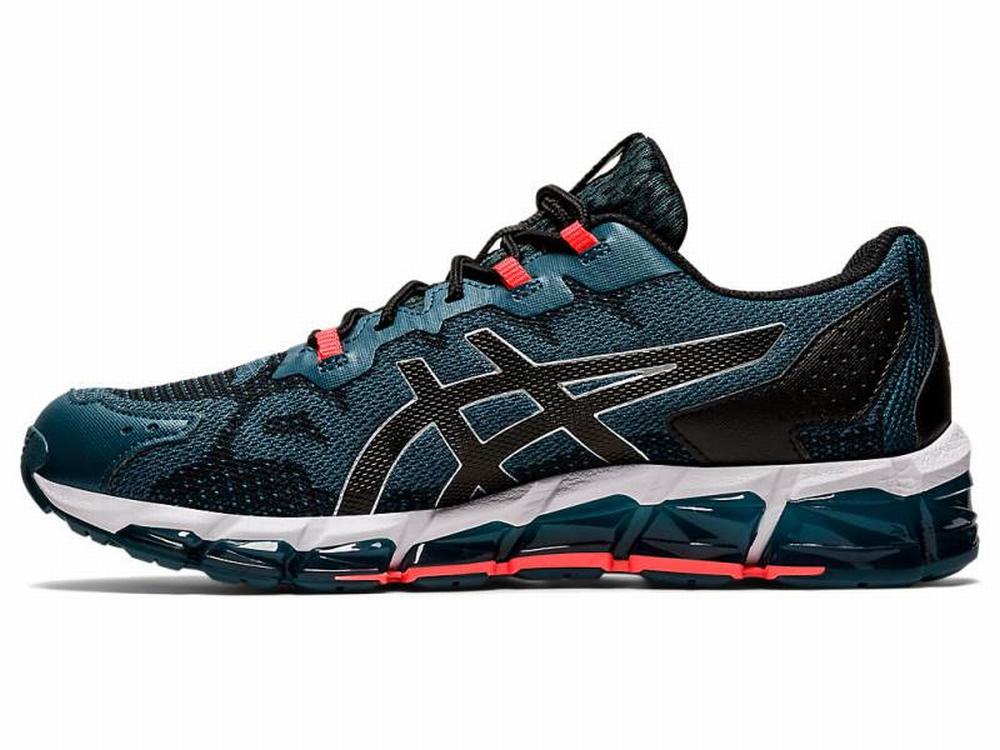 Asics GEL-QUANTUM 360 6 Utcai Cipő Férfi Fekete Kék | 931684-PMV