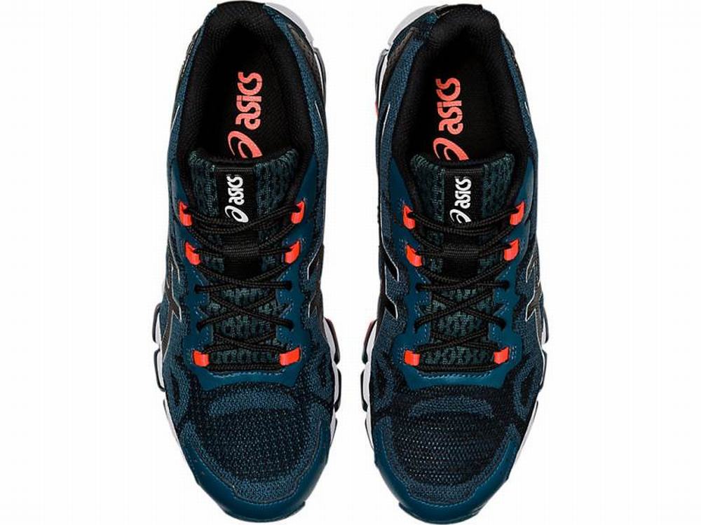 Asics GEL-QUANTUM 360 6 Utcai Cipő Férfi Fekete Kék | 931684-PMV