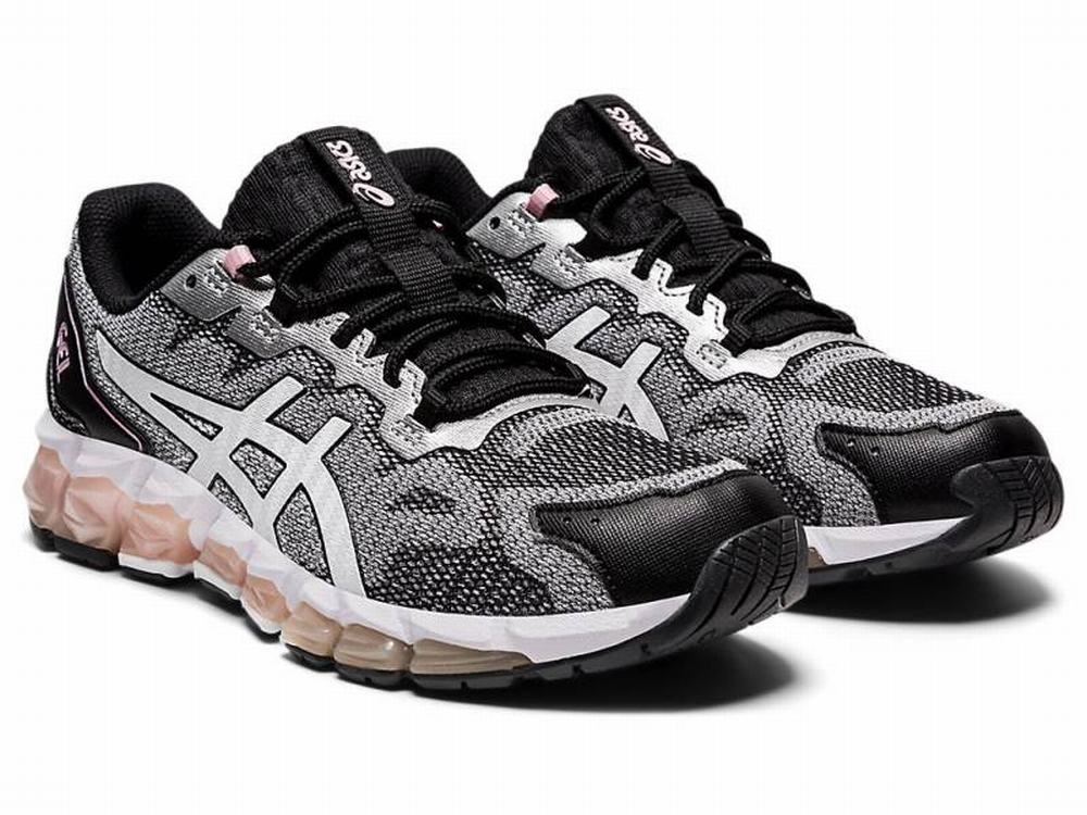 Asics GEL-QUANTUM 360 6 Utcai Cipő Női Fekete Fehér | 017849-HVO