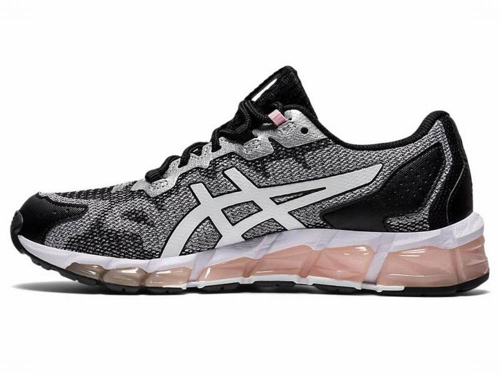 Asics GEL-QUANTUM 360 6 Utcai Cipő Női Fekete Fehér | 017849-HVO