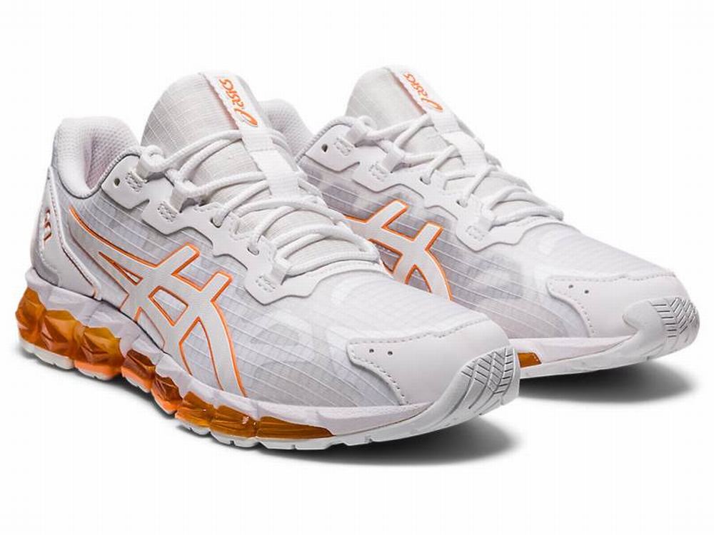 Asics GEL-QUANTUM 360 6 Utcai Cipő Női Fehér Narancssárga | 602958-CUD