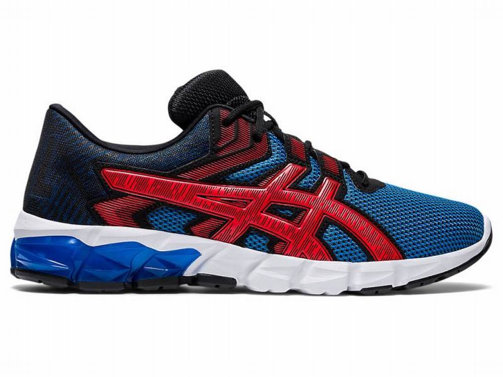 Asics GEL-QUANTUM 90 2 Utcai Cipő Férfi Kék Piros | 739204-ZAQ