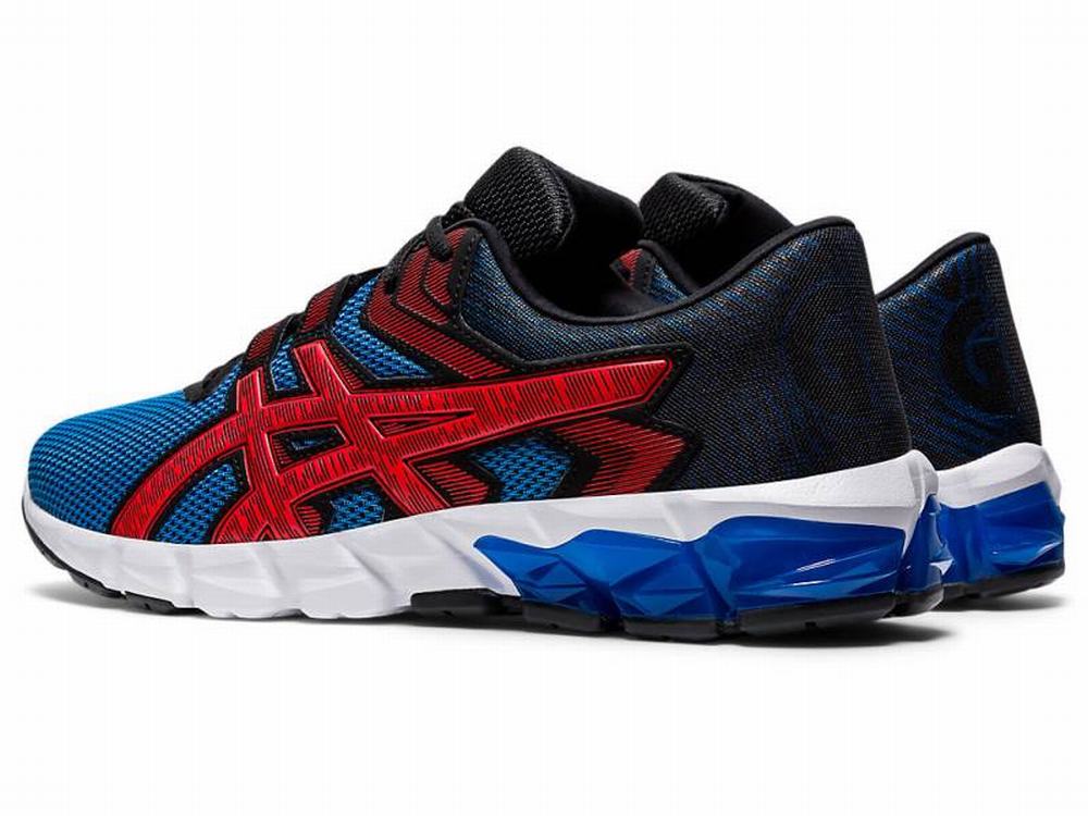 Asics GEL-QUANTUM 90 2 Utcai Cipő Férfi Kék Piros | 739204-ZAQ