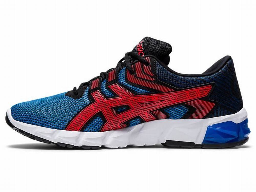 Asics GEL-QUANTUM 90 2 Utcai Cipő Férfi Kék Piros | 739204-ZAQ