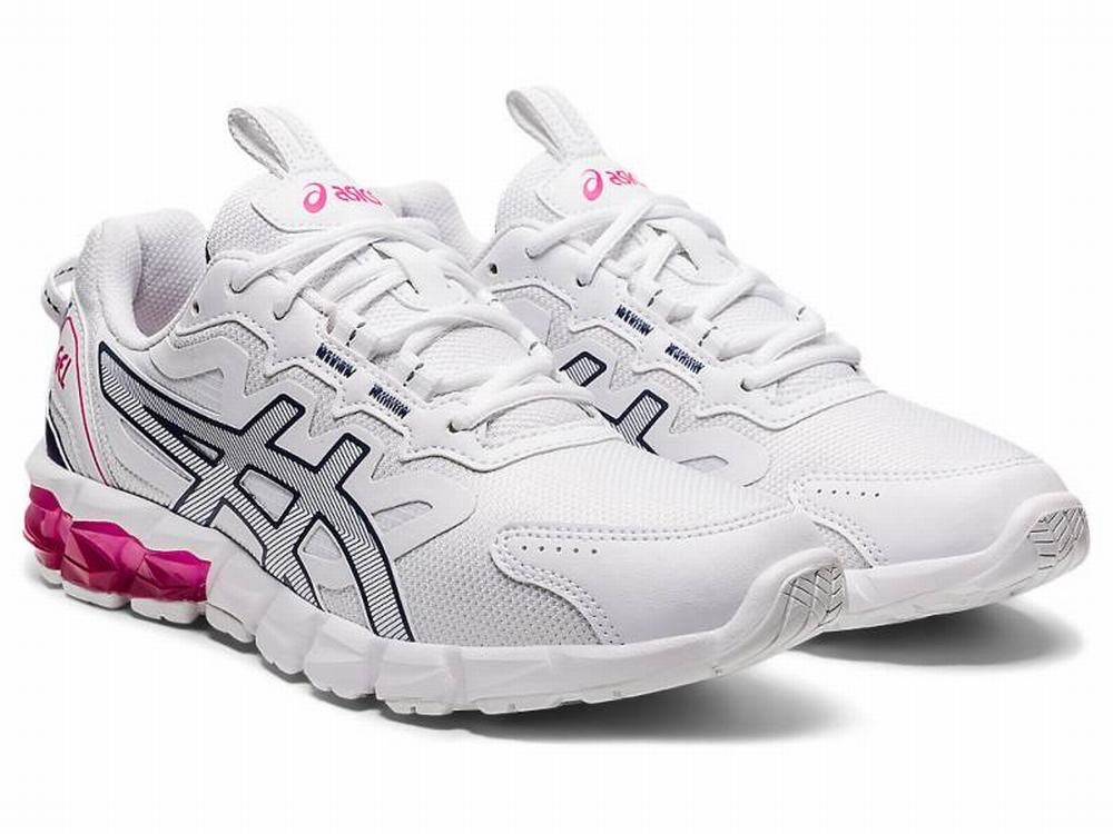 Asics GEL-QUANTUM 90 3 Utcai Cipő Női Fehér Kék | 324508-ICL