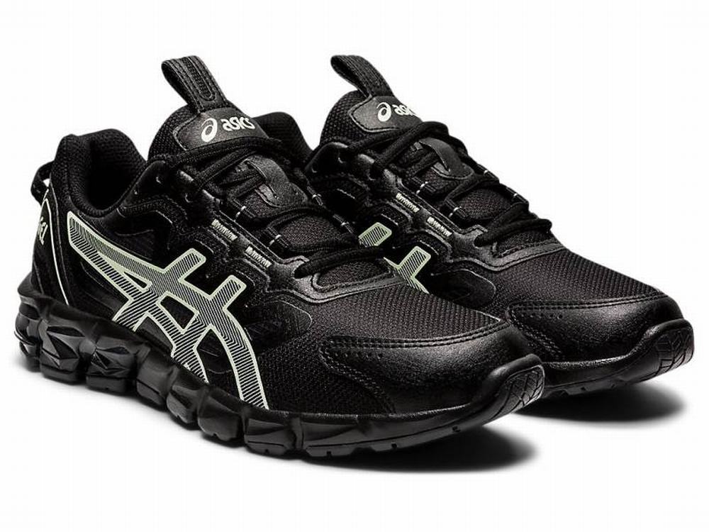 Asics GEL-QUANTUM 90 3 Utcai Cipő Női Fekete Zöld | 394527-TEN