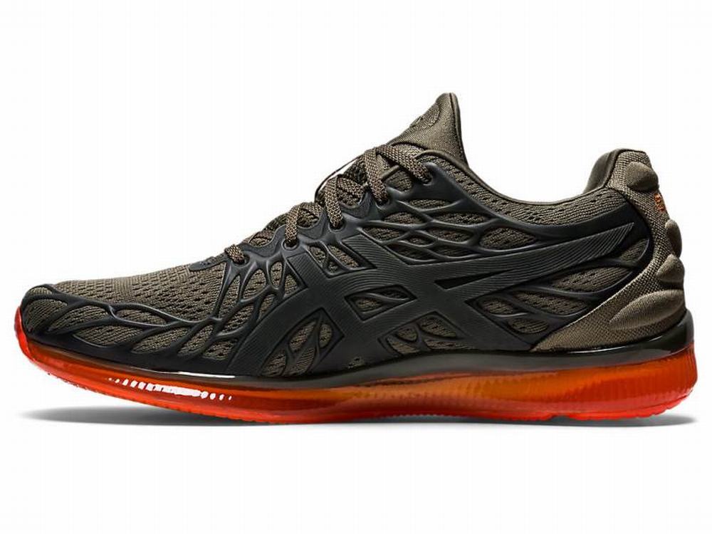 Asics GEL-QUANTUM INFINITY 2 Utcai Cipő Férfi Zöld Szürke | 124938-OUW