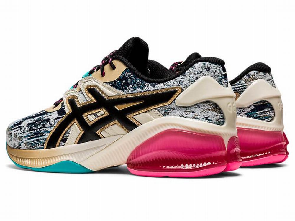 Asics GEL-QUANTUM INFINITY JIN Utcai Cipő Női Fekete Fehér | 463927-ACN