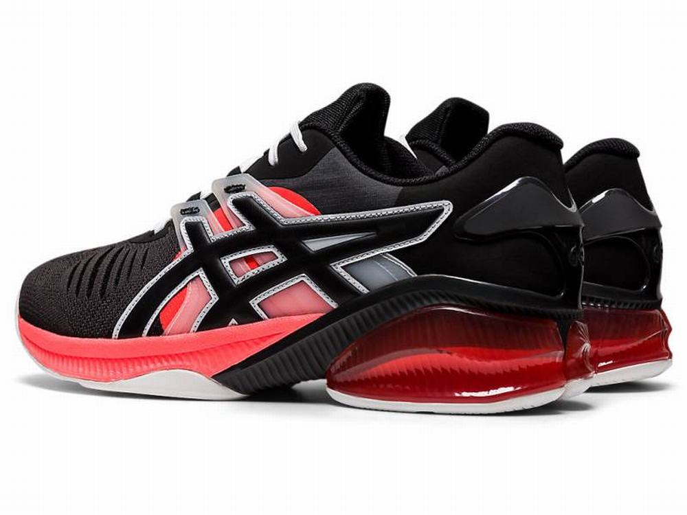 Asics GEL-QUANTUM INFINITY JIN Utcai Cipő Férfi Fekete Narancssárga | 621047-BNP