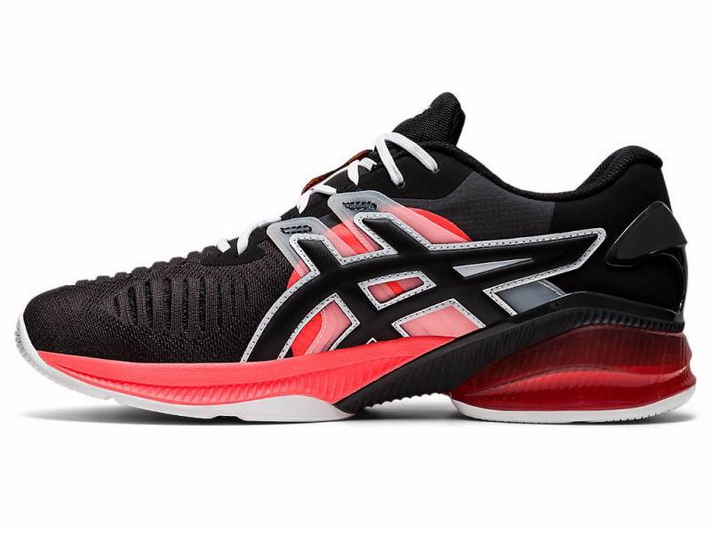 Asics GEL-QUANTUM INFINITY JIN Utcai Cipő Férfi Fekete Narancssárga | 621047-BNP