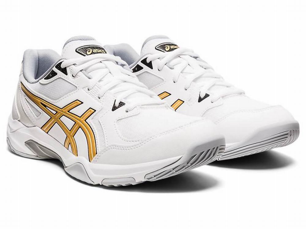 Asics GEL-ROCKET 10 Röplabda Cipő Férfi Fehér Arany | 172486-SXM