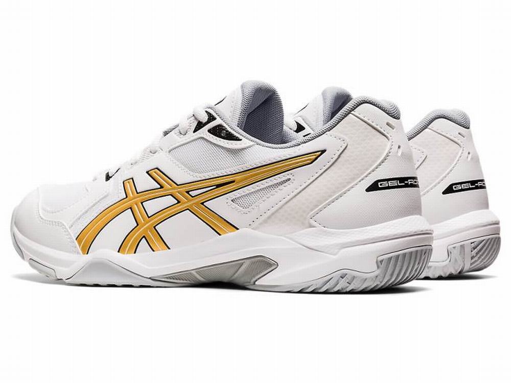 Asics GEL-ROCKET 10 Röplabda Cipő Férfi Fehér Arany | 172486-SXM