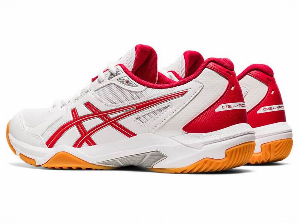 Asics GEL-ROCKET 10 Röplabda Cipő Női Fehér Piros | 620491-TEW