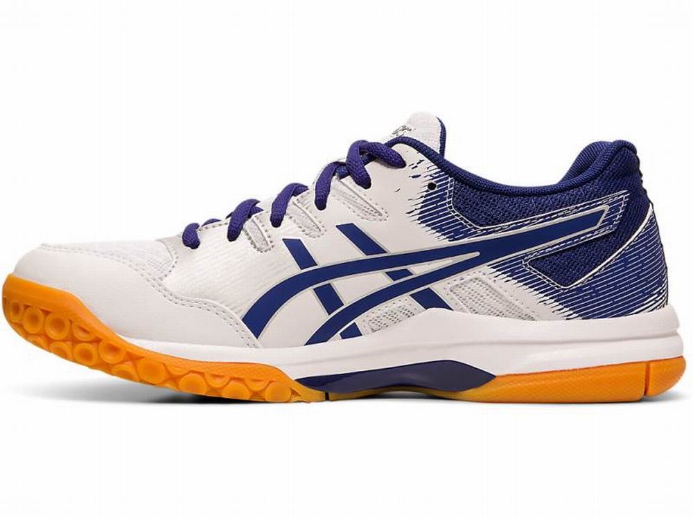 Asics GEL-ROCKET 9 Utcai Cipő Női Fehér Kék | 043157-TRE