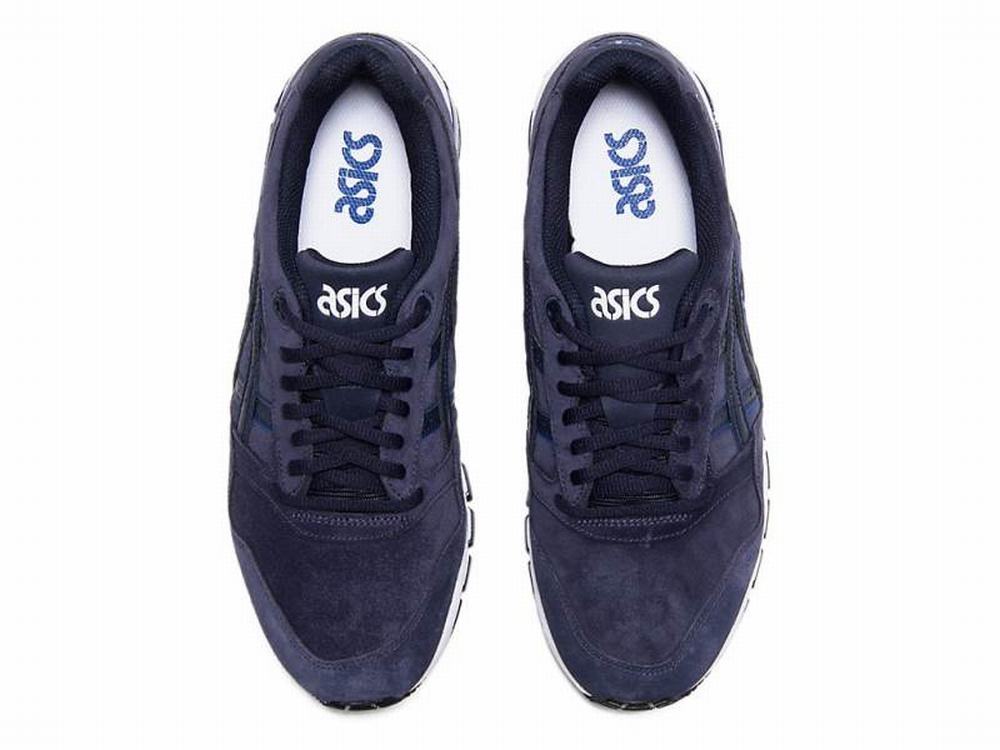 Asics GEL-SAGA 180 Utcai Cipő Férfi Fekete Mélykék | 294586-KQT