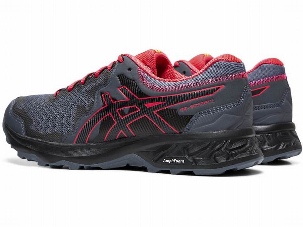 Asics GEL-SONOMA 4 Terepfutó Női Fekete Szürke | 561793-TXM