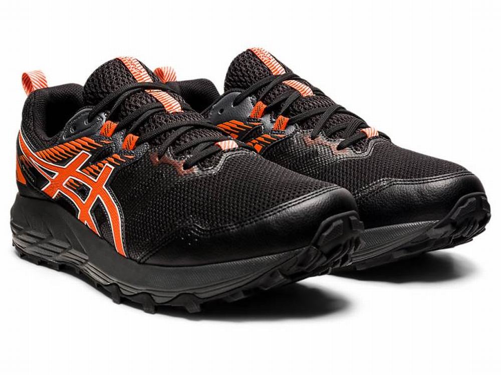 Asics GEL-SONOMA 6 G-TX Terepfutó Férfi Fekete Arany Narancssárga | 846351-ENZ