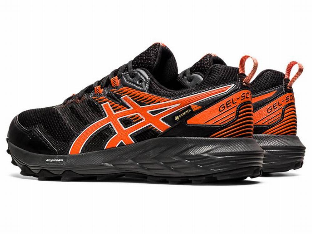 Asics GEL-SONOMA 6 G-TX Terepfutó Férfi Fekete Arany Narancssárga | 846351-ENZ